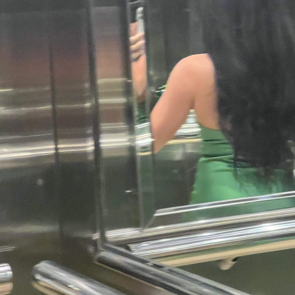 Galvan Roxy OneShoulder Satin Dress Gem